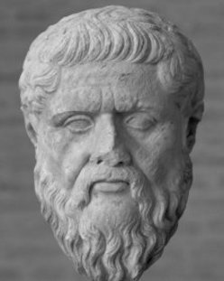 Antike Philosophie - Platon Kopf